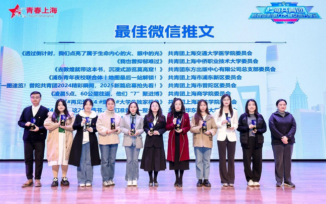 六新引领绘新篇 | 技术赋能优质内容——我校团属新媒体“青春SUEP”在第九届上海共青团新媒体影响力大赛获奖